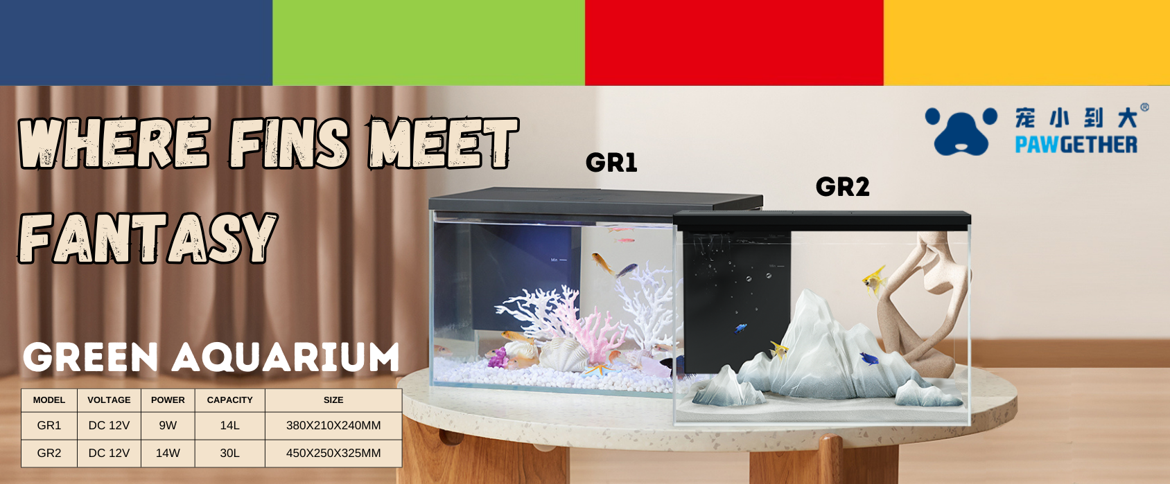 New Arrival! Boyu Pawgether Aquarium - GR 1 and GR 2