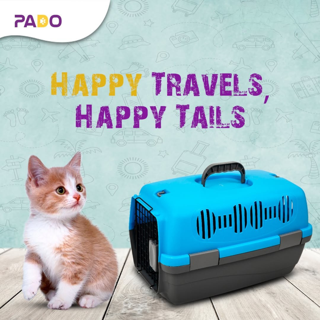 Pado Pet Carrier Large 60x35x33cm - Assorted Colors