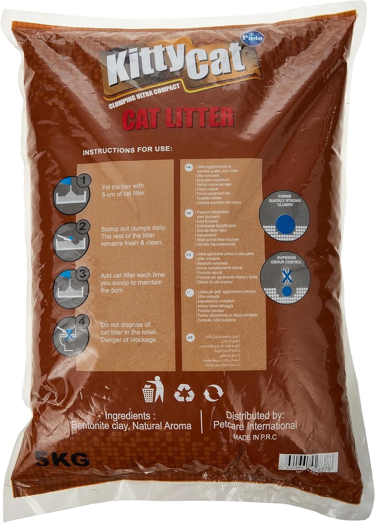 Pado Kitty Cat Round Cat Litter[Weight - 5kg]