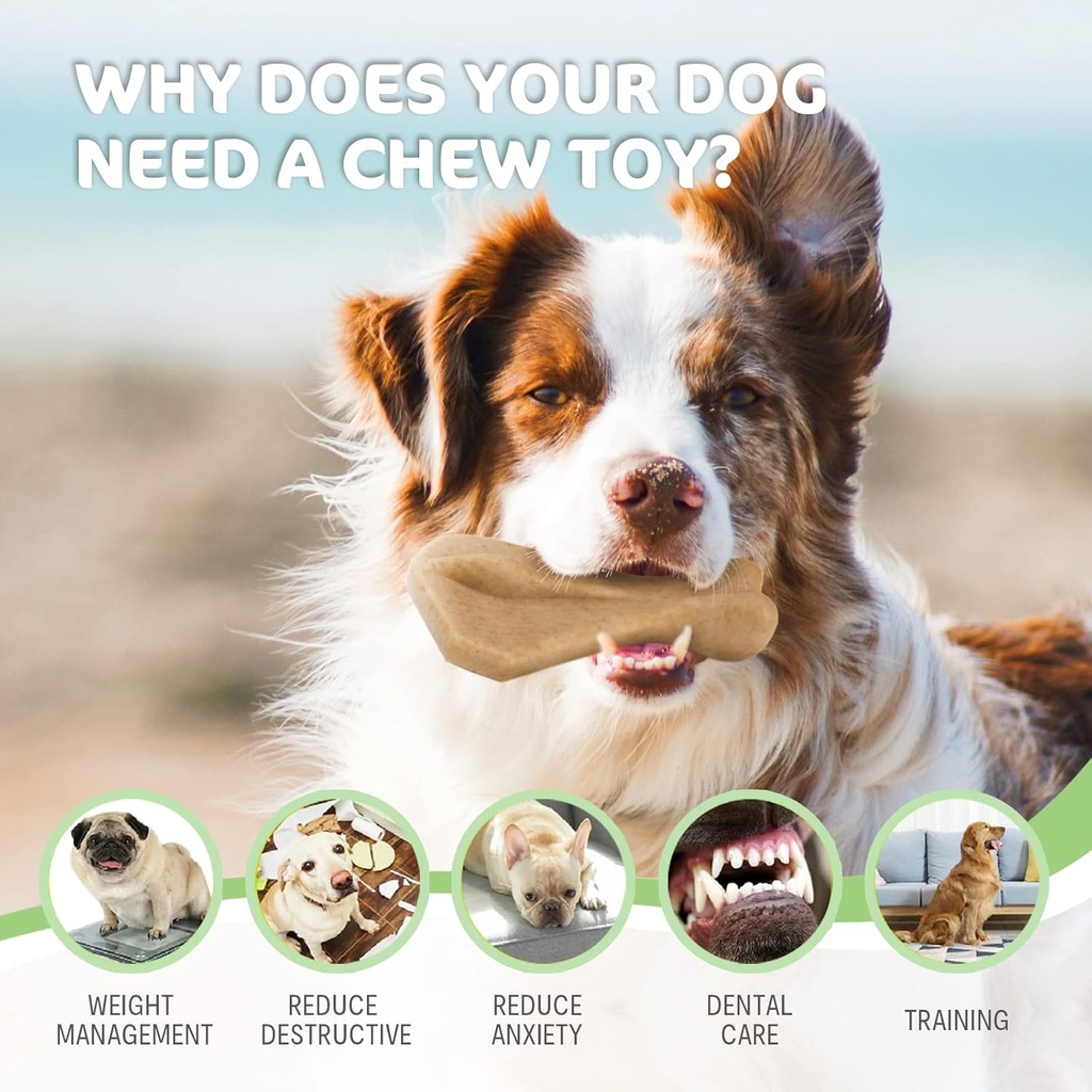 Pado Wood-based Nylon chew Toy T-bone  14x9x3.8 cm