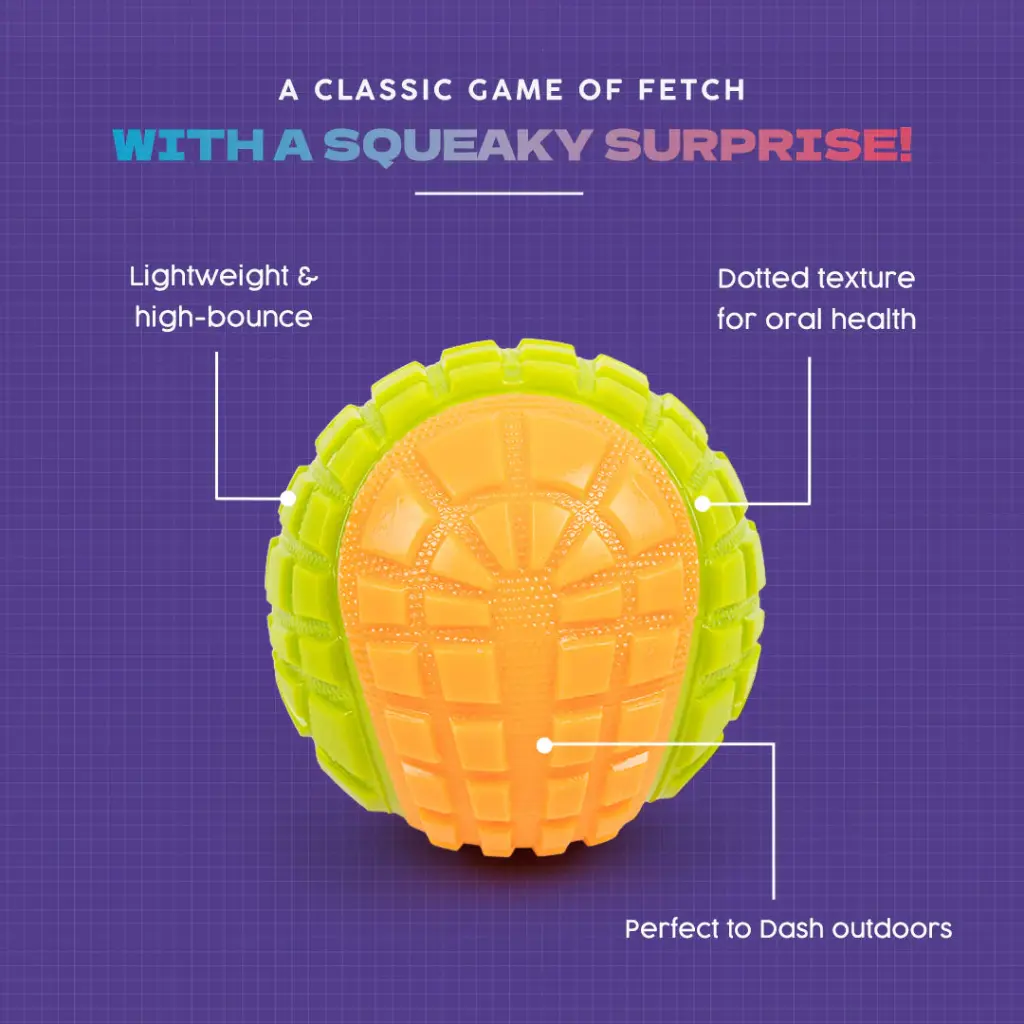 Pado Dog Ball Toy 8x7.5x7.5 cm, Assorted