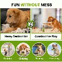 Pado Skittle Nylon and Wood TPR Dog Treat Toy 15.2x6.2x6.2 cm