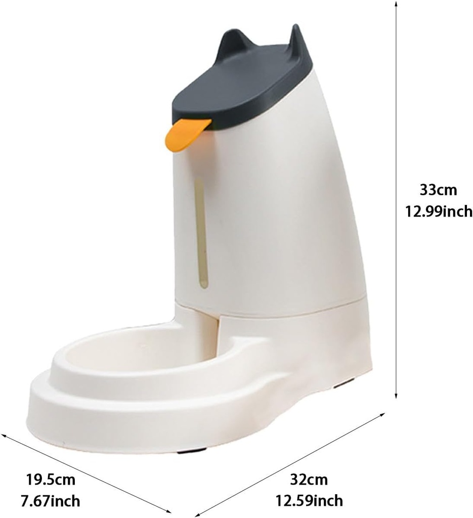 Pado Kitty Food Dispenser- Gray 32*19.5*33cm