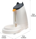 Pado Kitty Food Dispenser- Gray 32*19.5*33cm