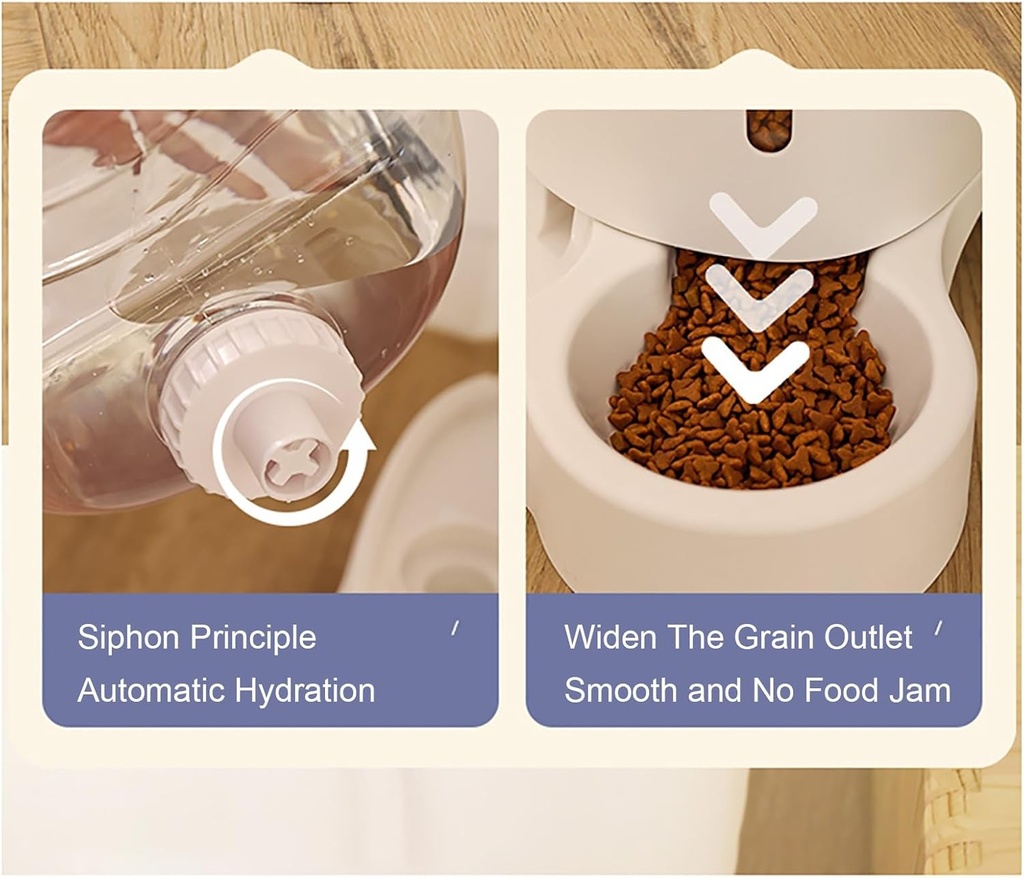 Pado Kitty Double Dispenser (Water & Food)  36*31*27cm