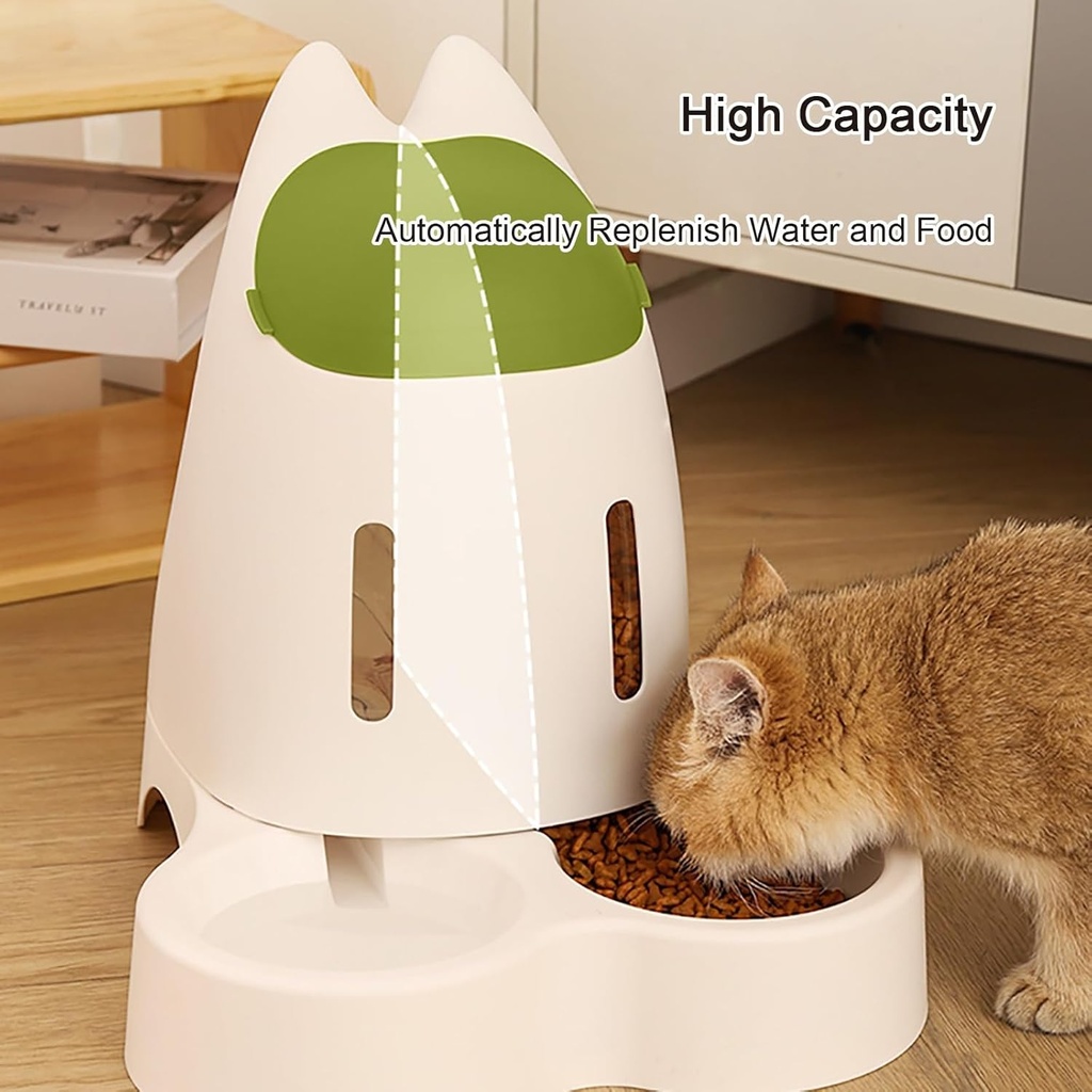 Pado Kitty Double Dispenser (Water & Food)  36*31*27cm