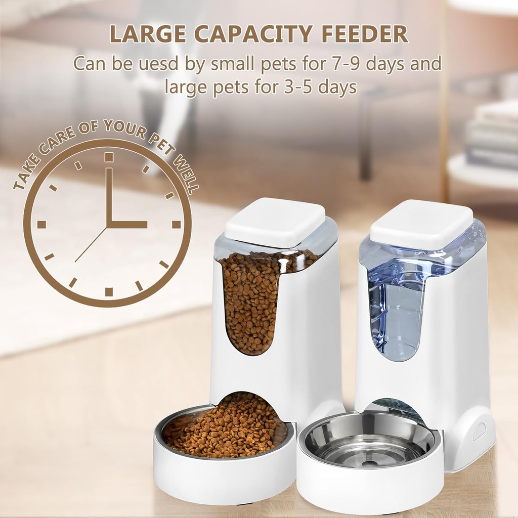 Pado Modern Food Dispenser-White  4000ml