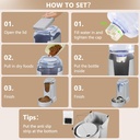 Pado Modern Food Dispenser-White  4000ml