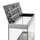 Aquael Aquarium Set Glossy ST Day & Night-White-100 x 40 x 63cm [215Litres]