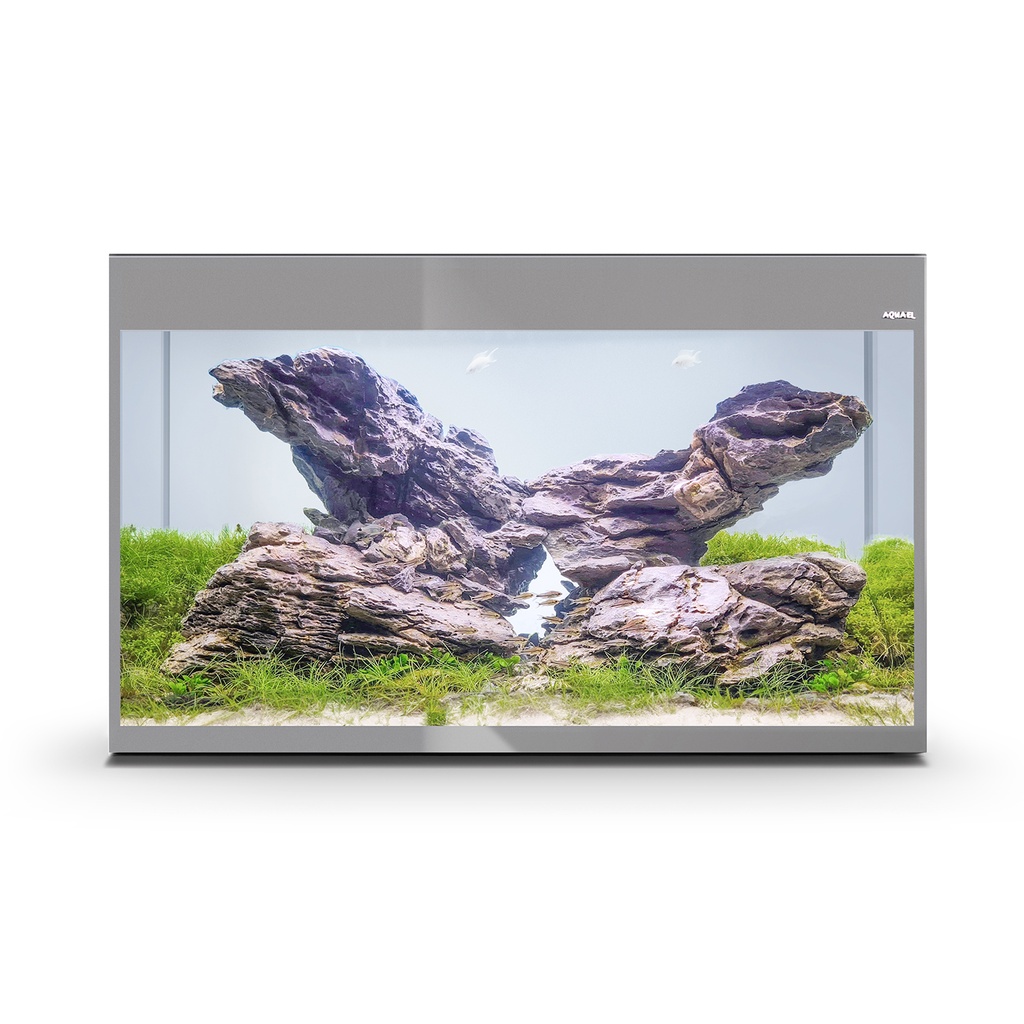 Aquael Aquarium Set Glossy ST Day & Night-White-100 x 40 x 63cm [215Litres]