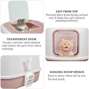 Pado Open Top Cat Litter Box  40*39*52cm-Pink