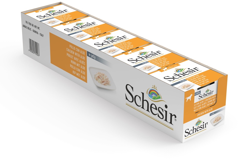 Schesir Dog Wet Food-Chicken Fillets With Aloe[Weight - 150g]