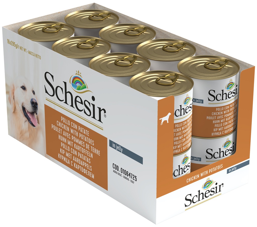 Schesir Dog Wet Food-Chicken With Potatoes[Weight - 285g]