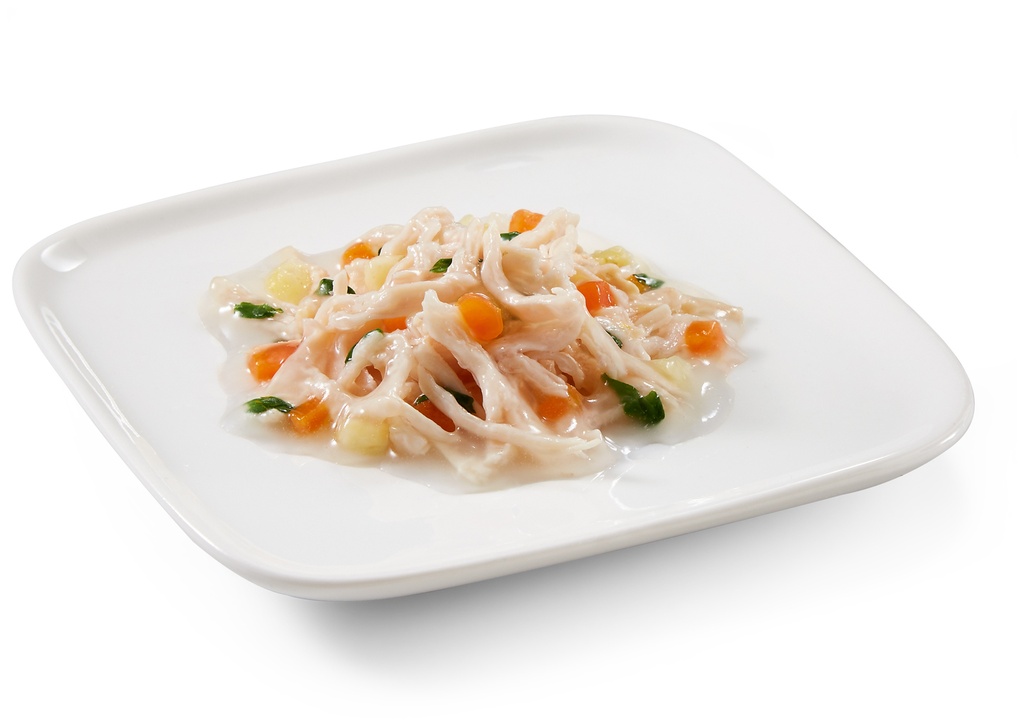 Schesir Dog Wet Food Can-Chicken with Potatoes and Carrots - (Min Order 85g- 14pcs)[Weight - 85g]