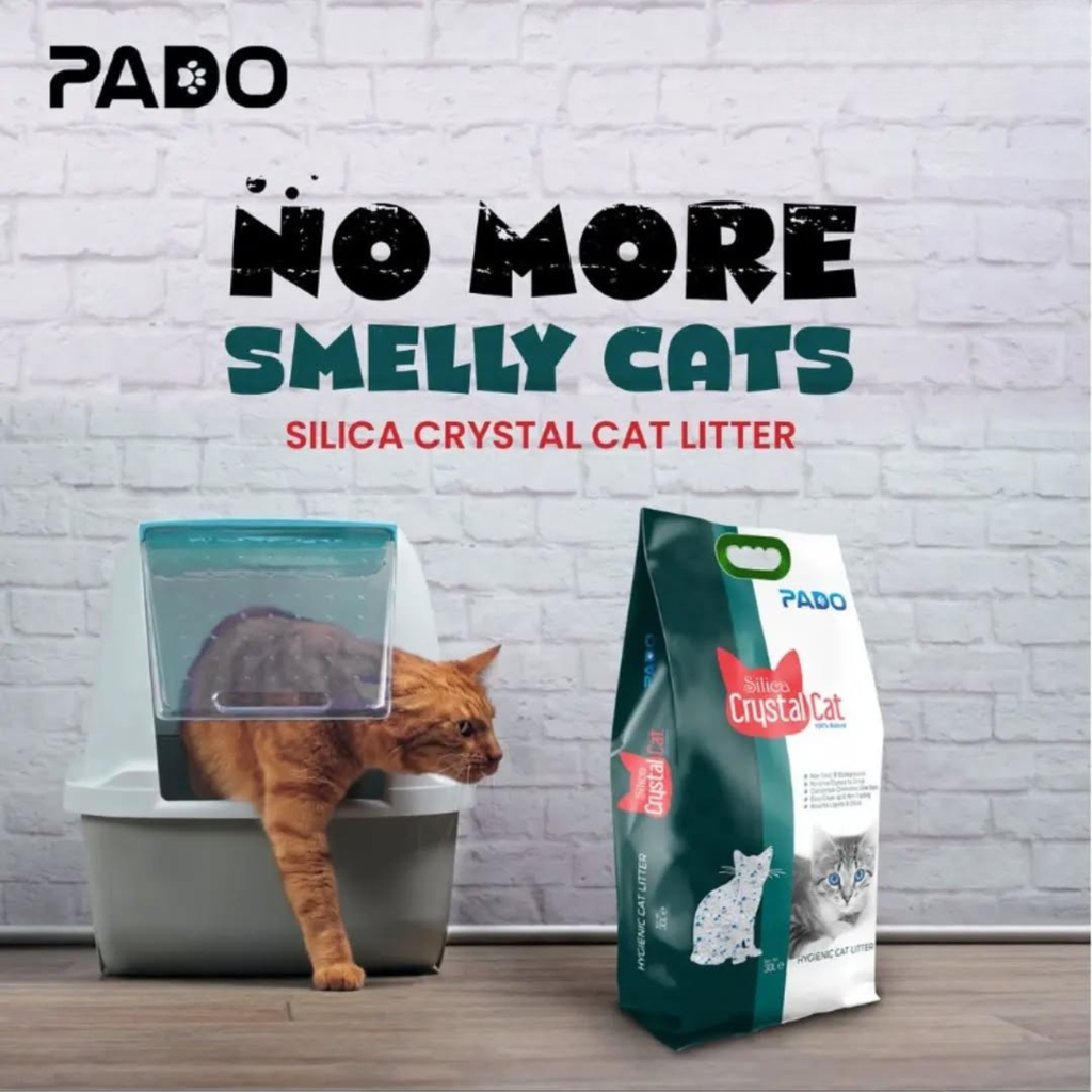 Pado Silica Crystal Cat Litter[Weight - 12.6kg]