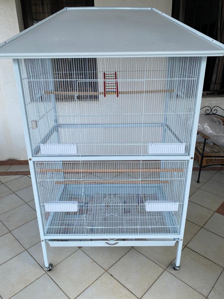 Dayang Bird Cage (A01) - 107 x 88.5 x 170cm-White