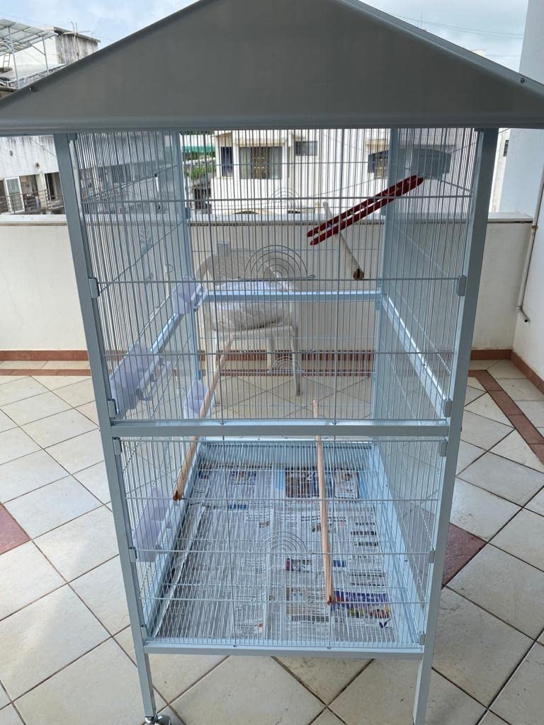 Dayang Bird Cage (A01) - 107 x 88.5 x 170cm-White