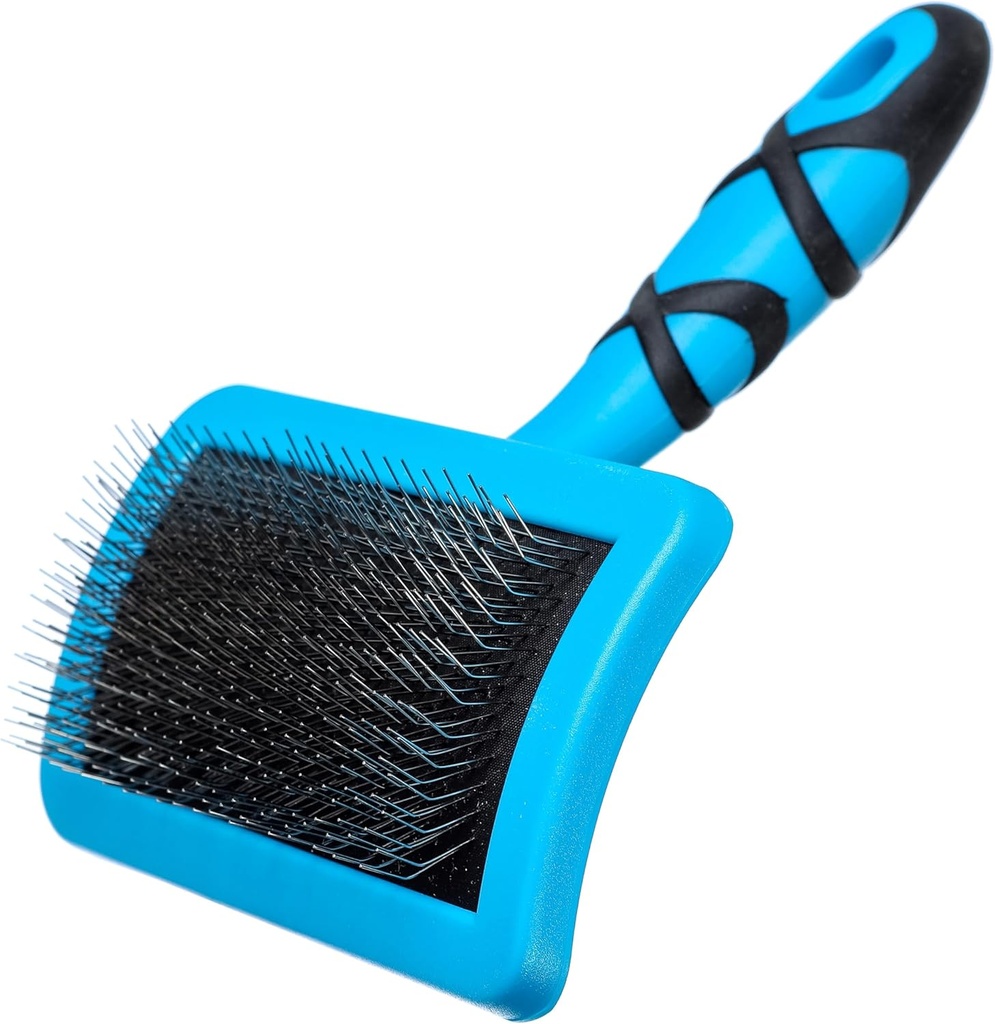 Groom Professional Curved Firm Slicker Brush Medium - GP850284 - 12x5x25 cm