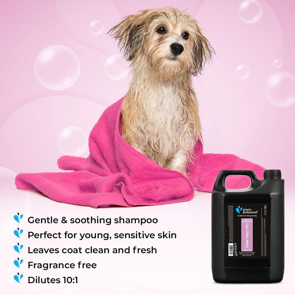 Groom Professional Tender Puppy Kitty Shampoo [Volume - 4 litre]