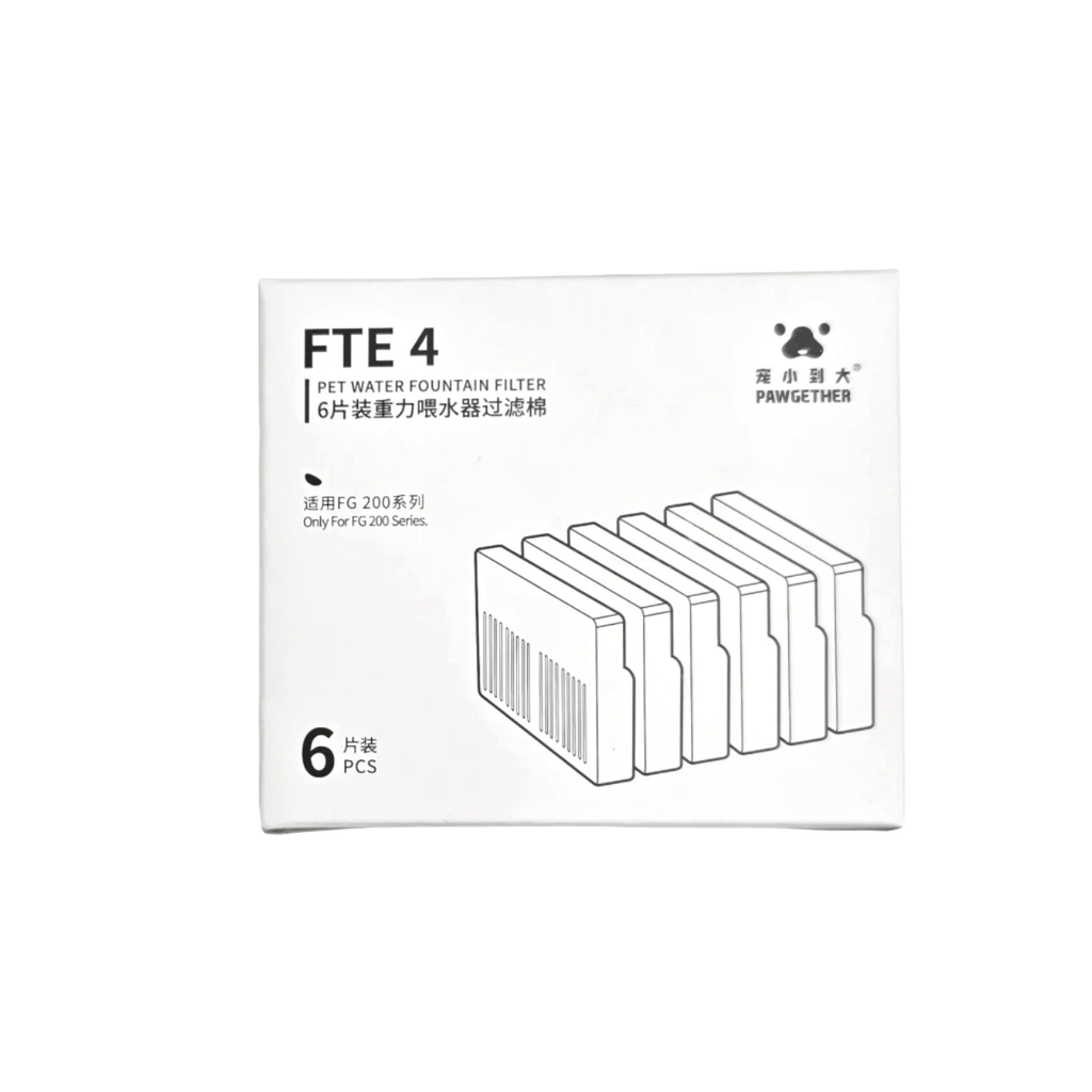 Pawgether Pet Water Fountain Filter - FTE 4(FG200)