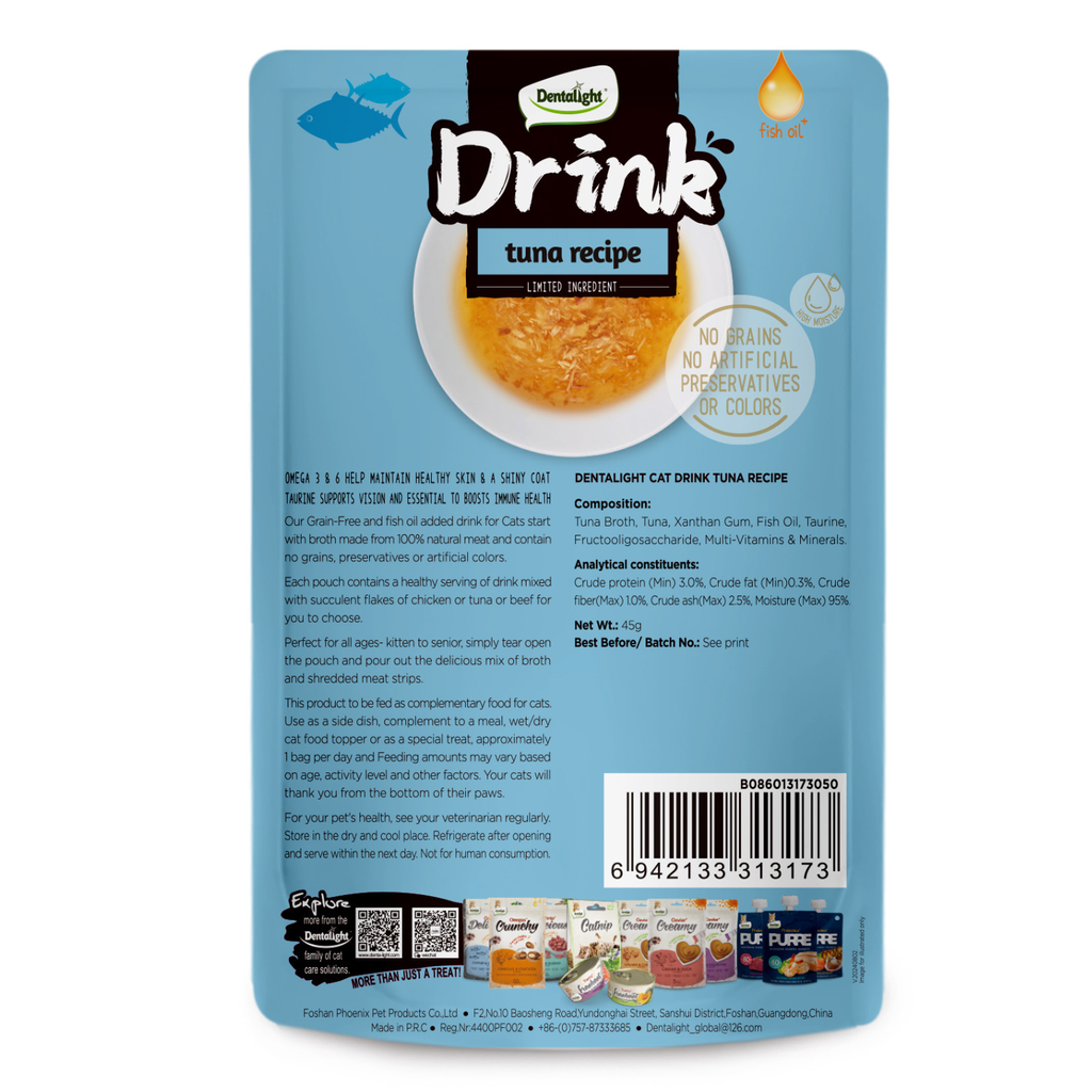 Dentalight Cat Drink-Tuna 45g