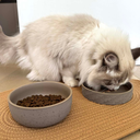 Duvo Feeding Bowl-Stone-Smooth dune Medium - 680ml - 16x16x6cm [Grey-green]