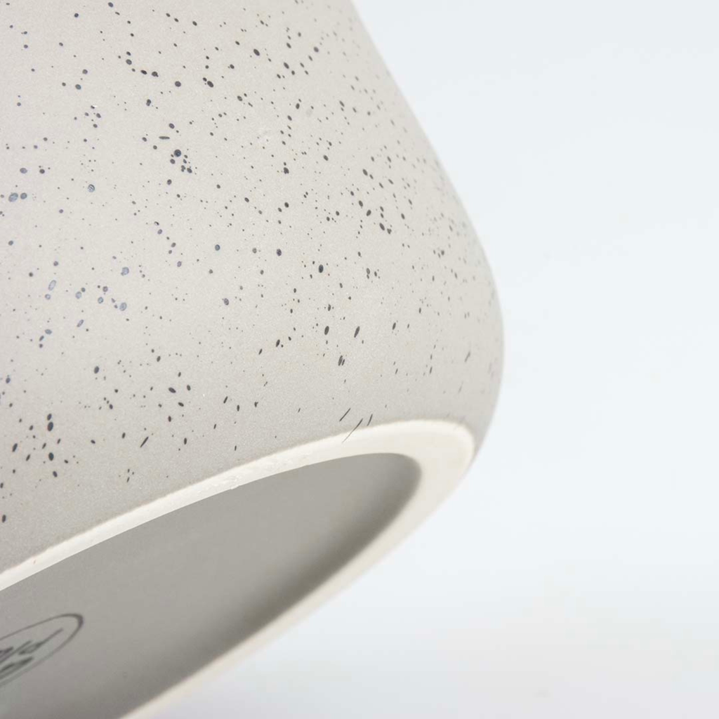 Duvo Feeding Bowl-Stone-Smooth dune Small - 470ml - 14x14x5cm [Grey-green]