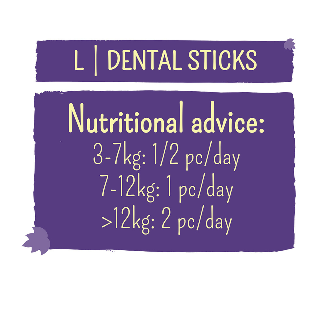 Duvo Garden Bites Dental Sticks Large - 16cm - 30g - Display Mixed Colors