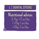 Duvo Garden Bites Dental Sticks Large - 16cm - 30g - Display Mixed Colors