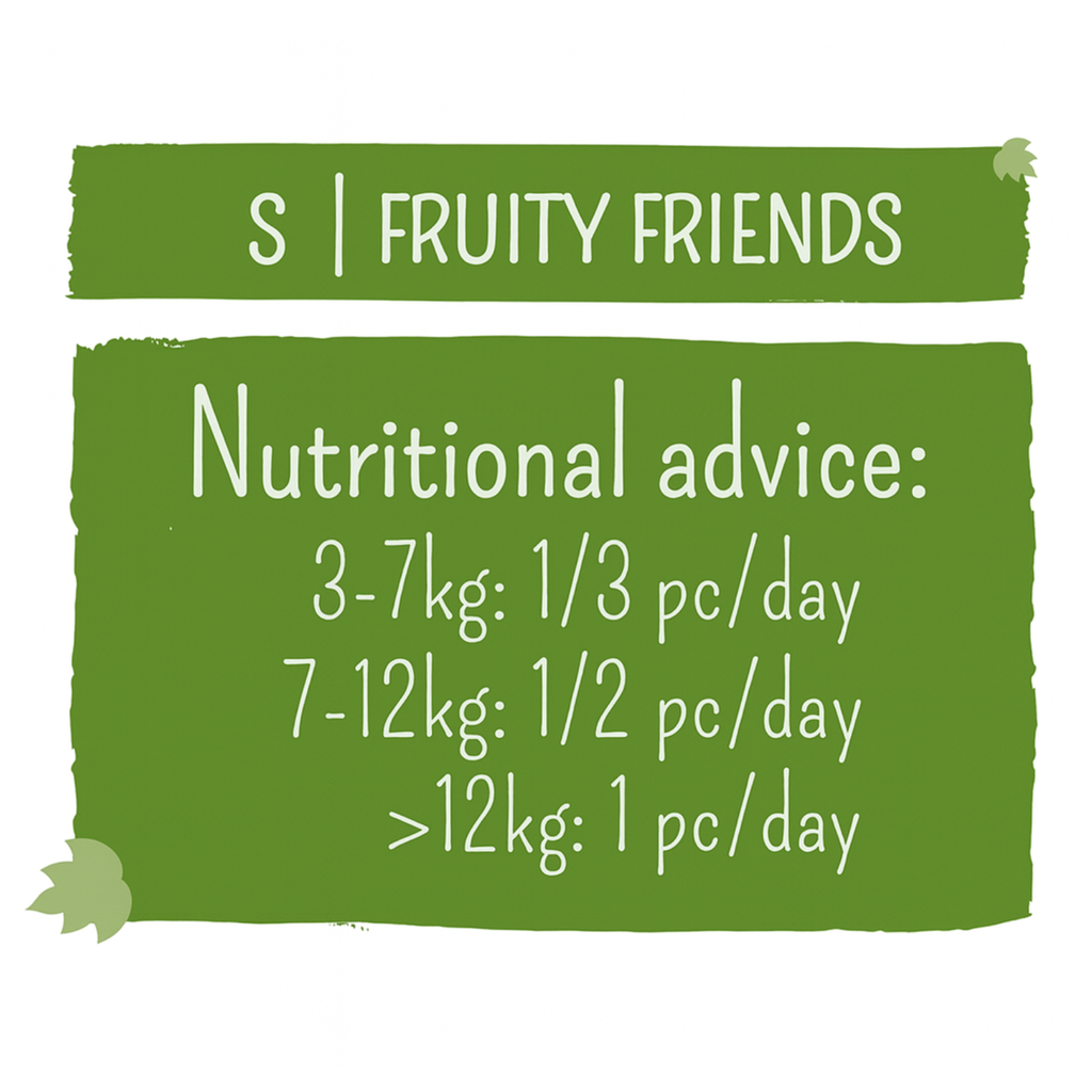 Duvo Garden Bites Fruity Friends Small - 7cm - 15g - Display Mixed Colors