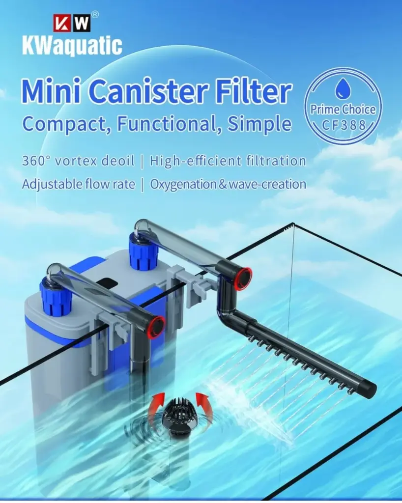 KW Zone Dophin Mini Canister Filter CF388