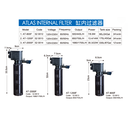 KW Zone Atlas AT Internal Filter[Max Output - 2000L/H, Model - FAT2000F]