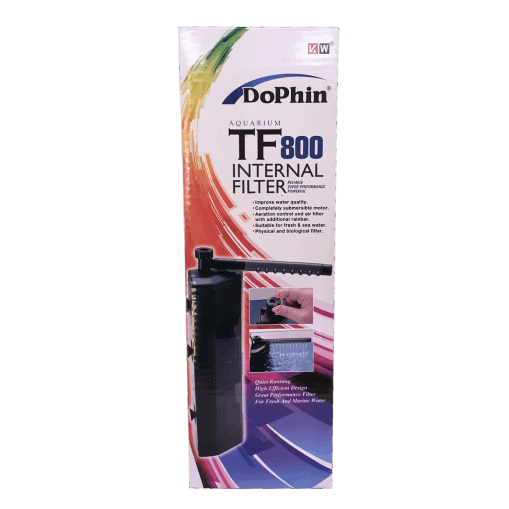 KW Zone Dophin Aquarium Triangle Internal Filter With Rainbar[Max Output - 650L/H]