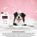 Groom Professional Super Dri Shampoo[Volume - 4 Litre](new)   