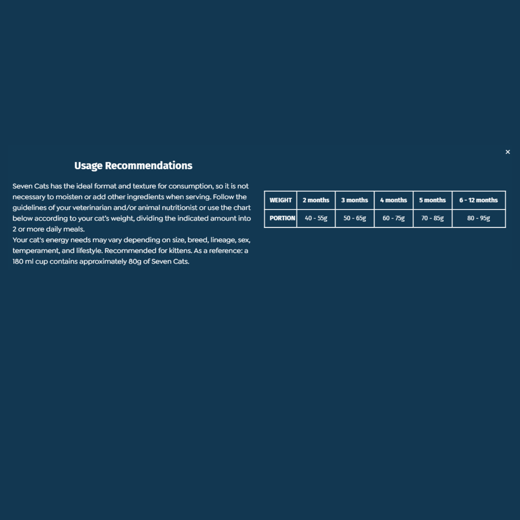 Seven Cats Cat Food For Kitten - Chicken & Beef [Immune Boost] 10kg+100g