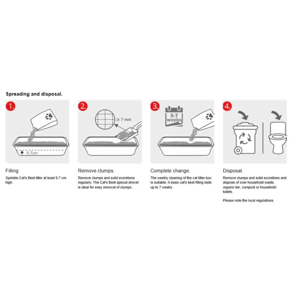 JRS Cat's Best Organic Woody litter For Cat And Small Pets-Original-20Litre (8.6kg)