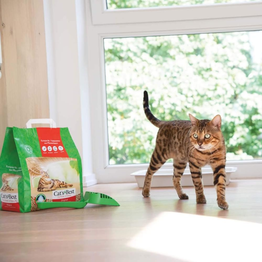 JRS Cat's Best Organic Woody litter For Cat And Small Pets-Original-20Litre (8.6kg)
