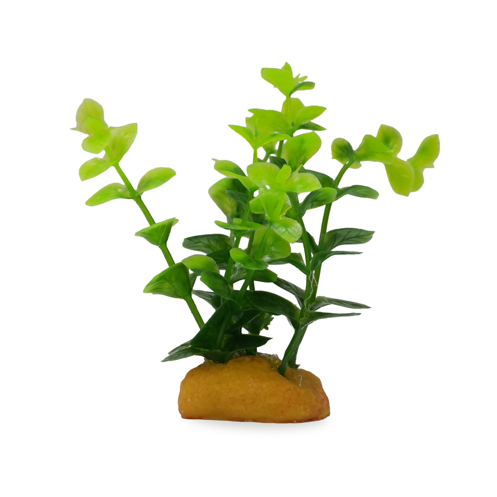 Yusee Aquarium Decorations - Artificial Plant YS-70404E-4 [Height:4"]