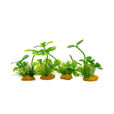 Yusee Aquarium Decorations - Artificial Plant 70610D-4 [Height:4"]