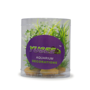 Yusee Aquarium Decorations - Artificial Plant 70612F-4 [Height:4"]