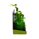 Yusee Aquarium Decorations - Artificial Plant YM-0204 [Height:15cm]