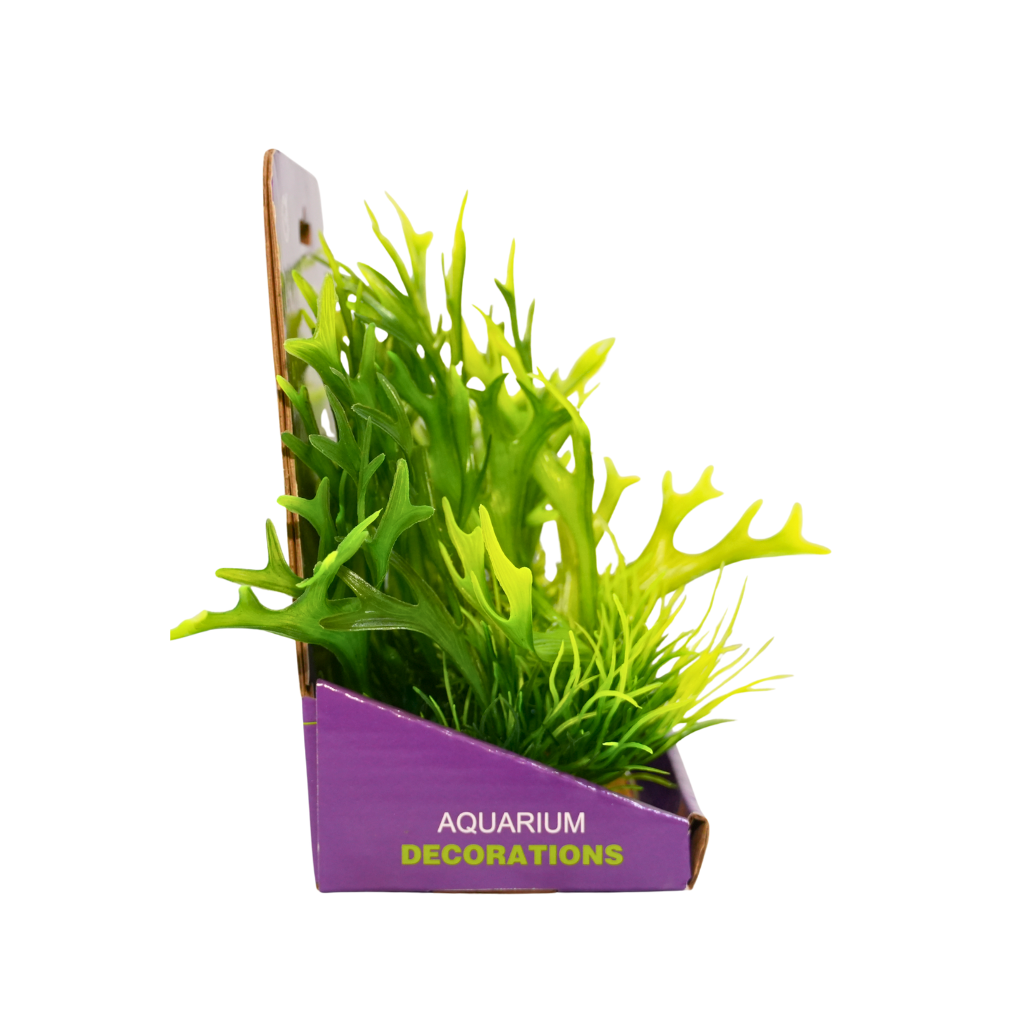 Yusee Aquarium Decoration - Artificial Plant - YS-60108[Length - 15cm]