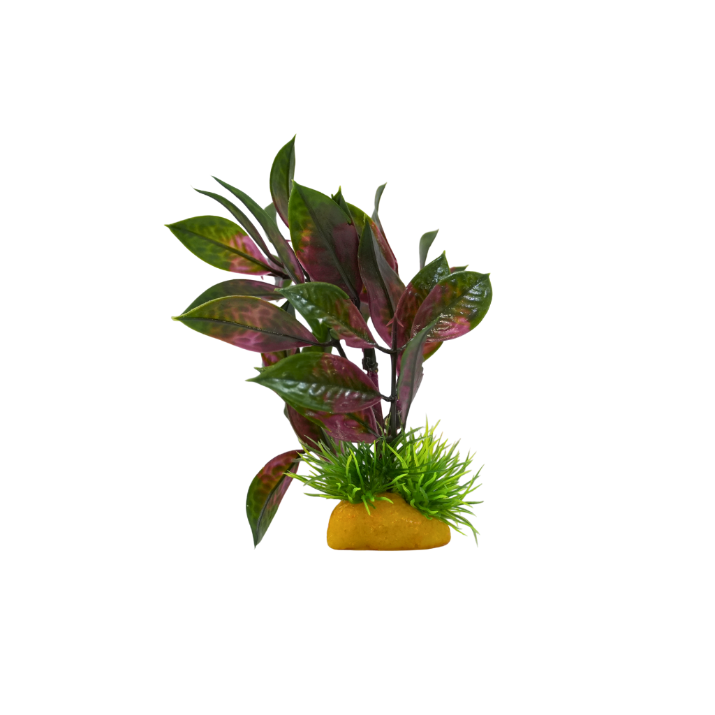 Yusee Aquarium Decorations - Artificial Plant YS-70101-4 [Height:4"]