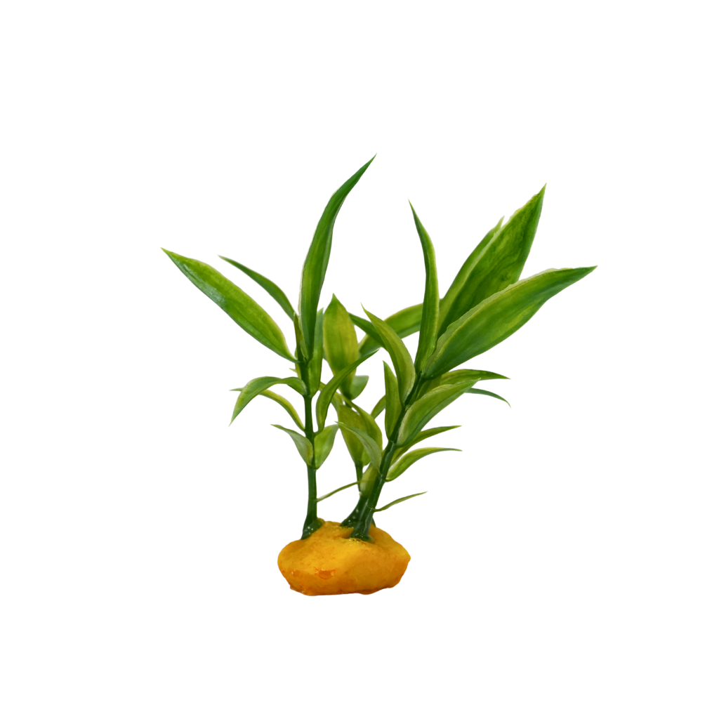 Yusee Aquarium Decorations - Artificial Plant YS-70516-4 [Height:4"]