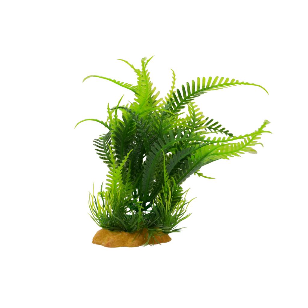 Yusee Aquarium Decorations - Artificial Plant YS-70203A-6 [Height:6"]