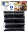 Duvo Classic poo bags Black 8 x 20pcs   