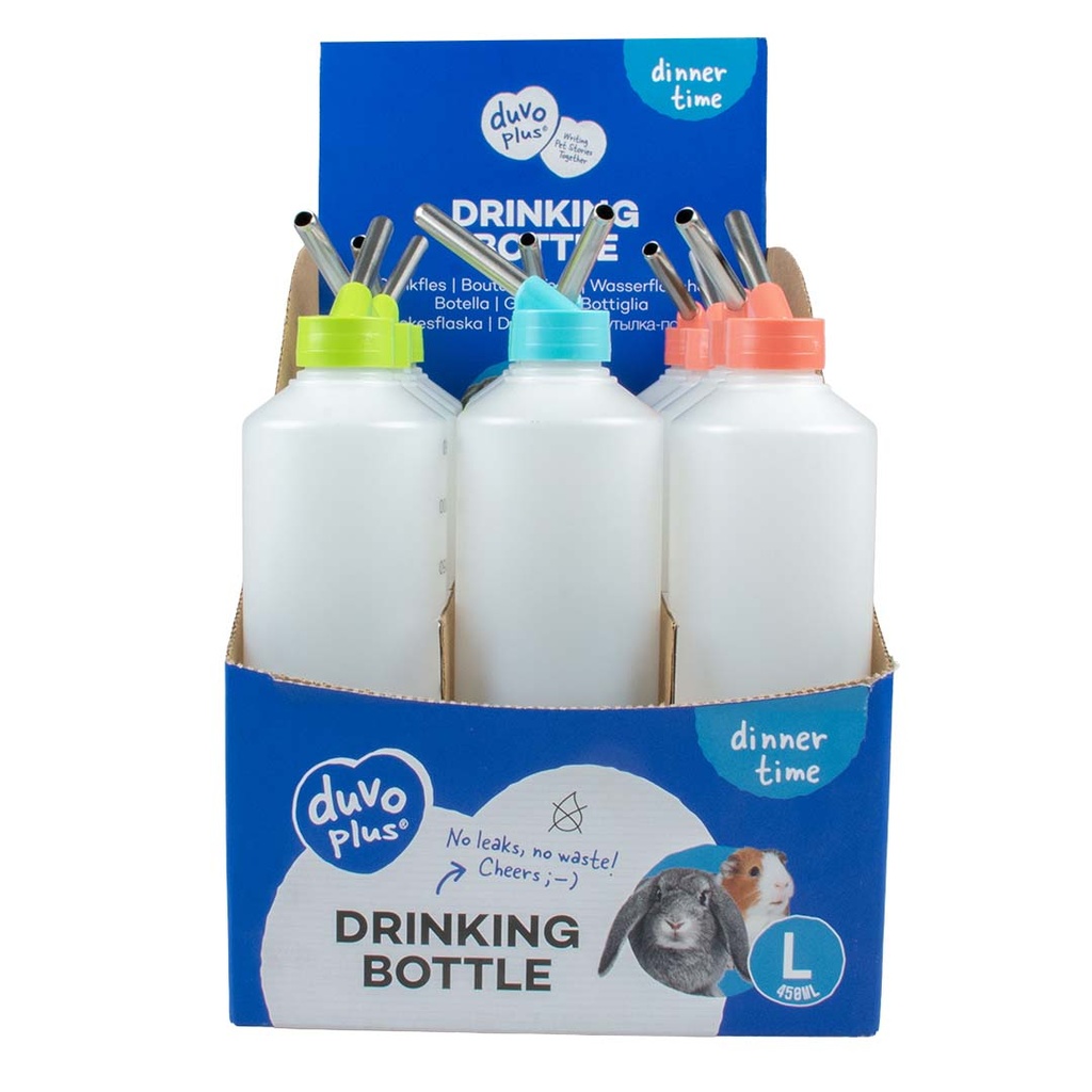Duvo Drinking bottle Mixed colors 450ml 