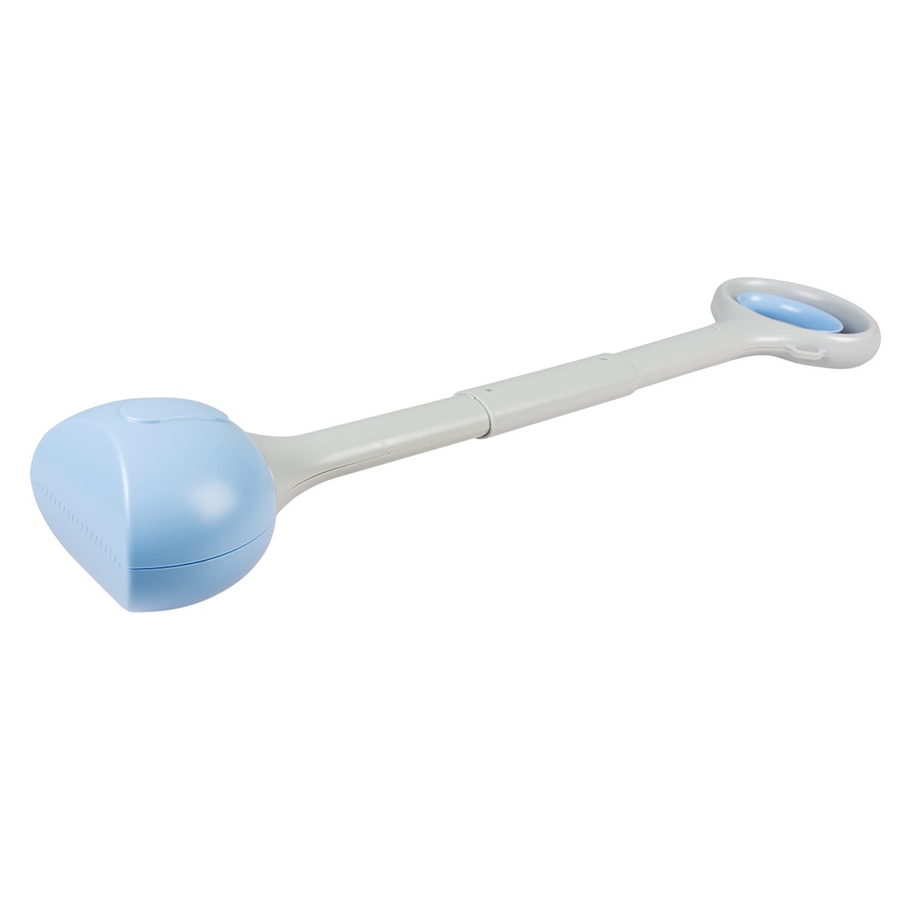 Duvo Foldable poop scooper Grey/blue 15x11x70cm