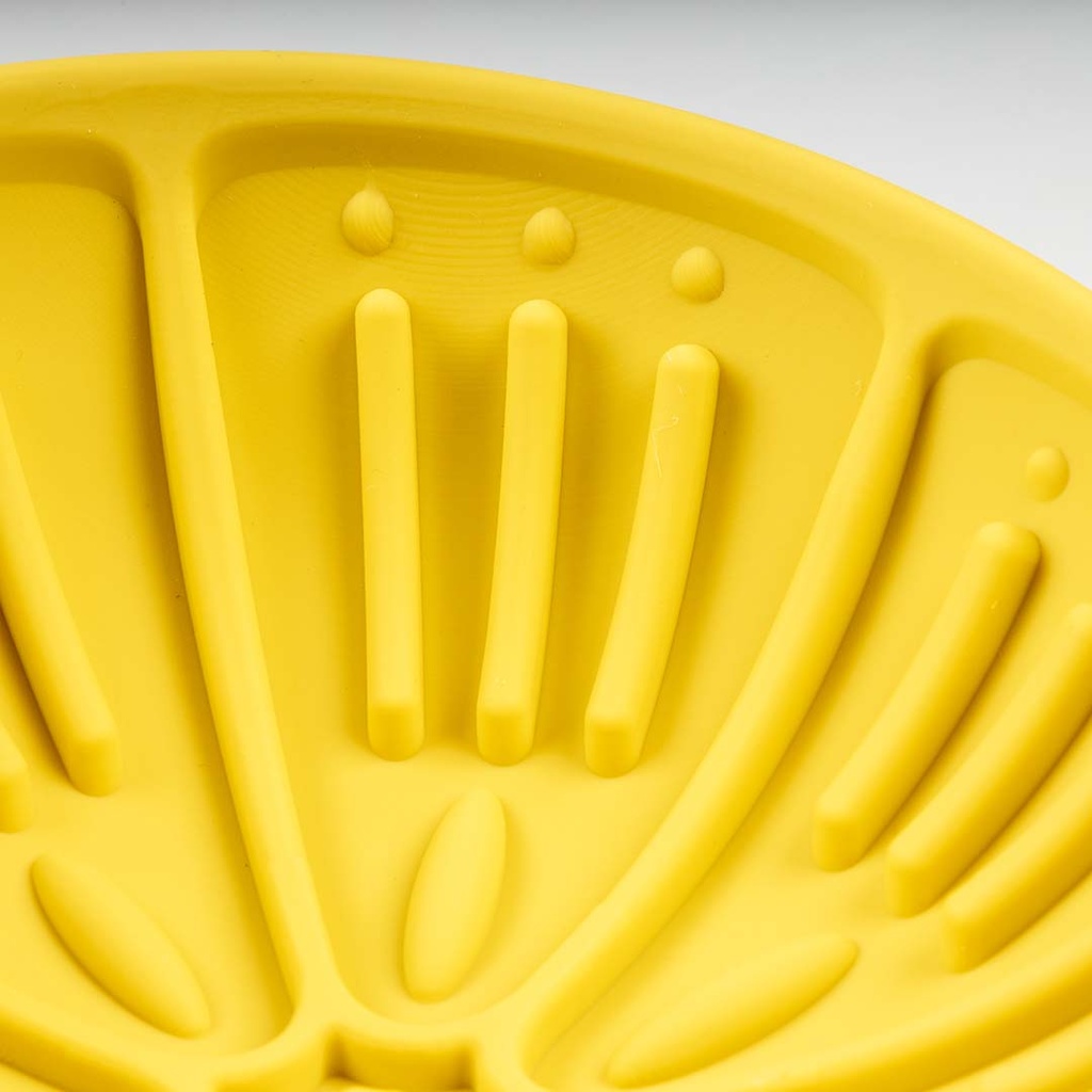 Duvo Lick bowl kiwi Yellow 14x14x6.5cm