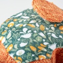 Duvo Plush Elephant retro Green 24x11x5cm 